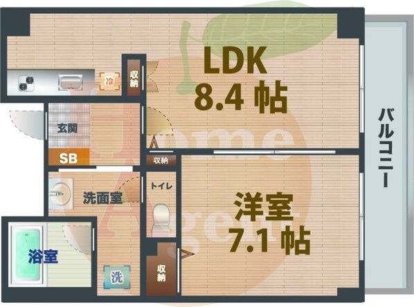 笹塚駅 徒歩8分 3階の物件間取画像